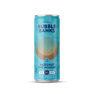 Bubble Banks Highball Törökmogyoró-Nugát-Lime 250ml (4.9%)