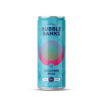 Bubble Banks Highball Rózsa-Uborka 250ml (4.9%)