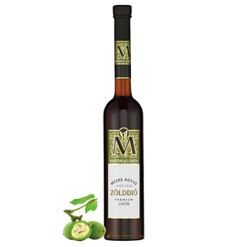 Márton és Lányai Mézes Ágyas Zöld Dió Likőr 500ml (34%)