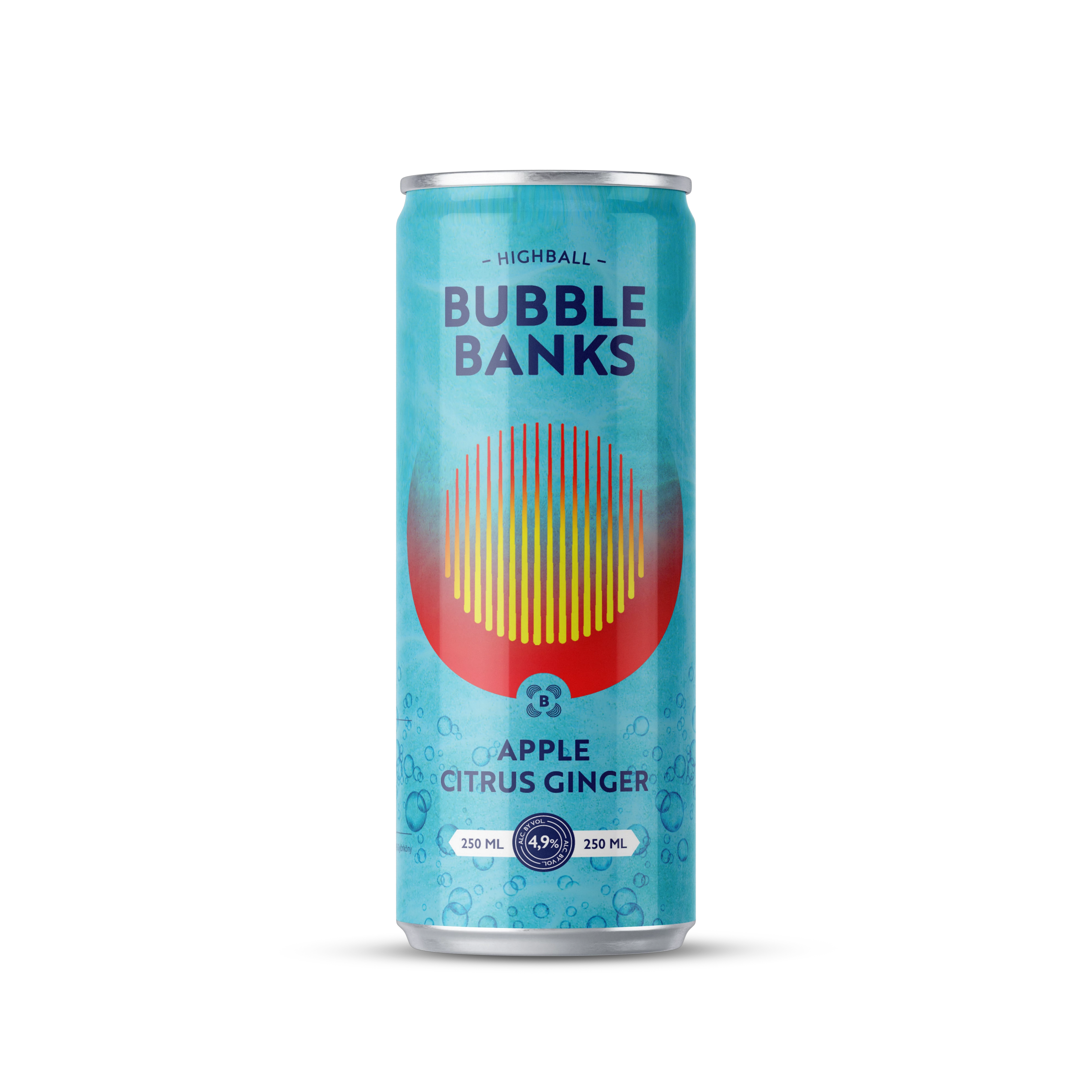 Bubble Banks Highball Alma-Citrus-Gyömbér 250ml (4.9%)
